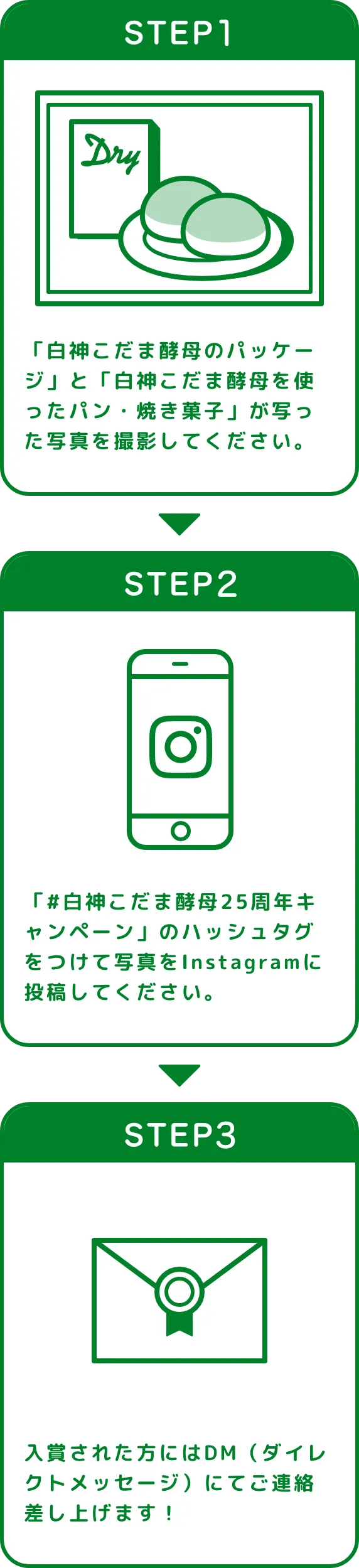 Instagramからの応募方法